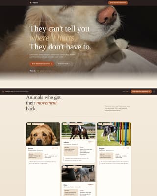Adjust - Trusted Animalchiropractic Landing Page Template
