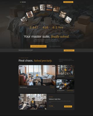 Master Suite Renovation Booking Website Template