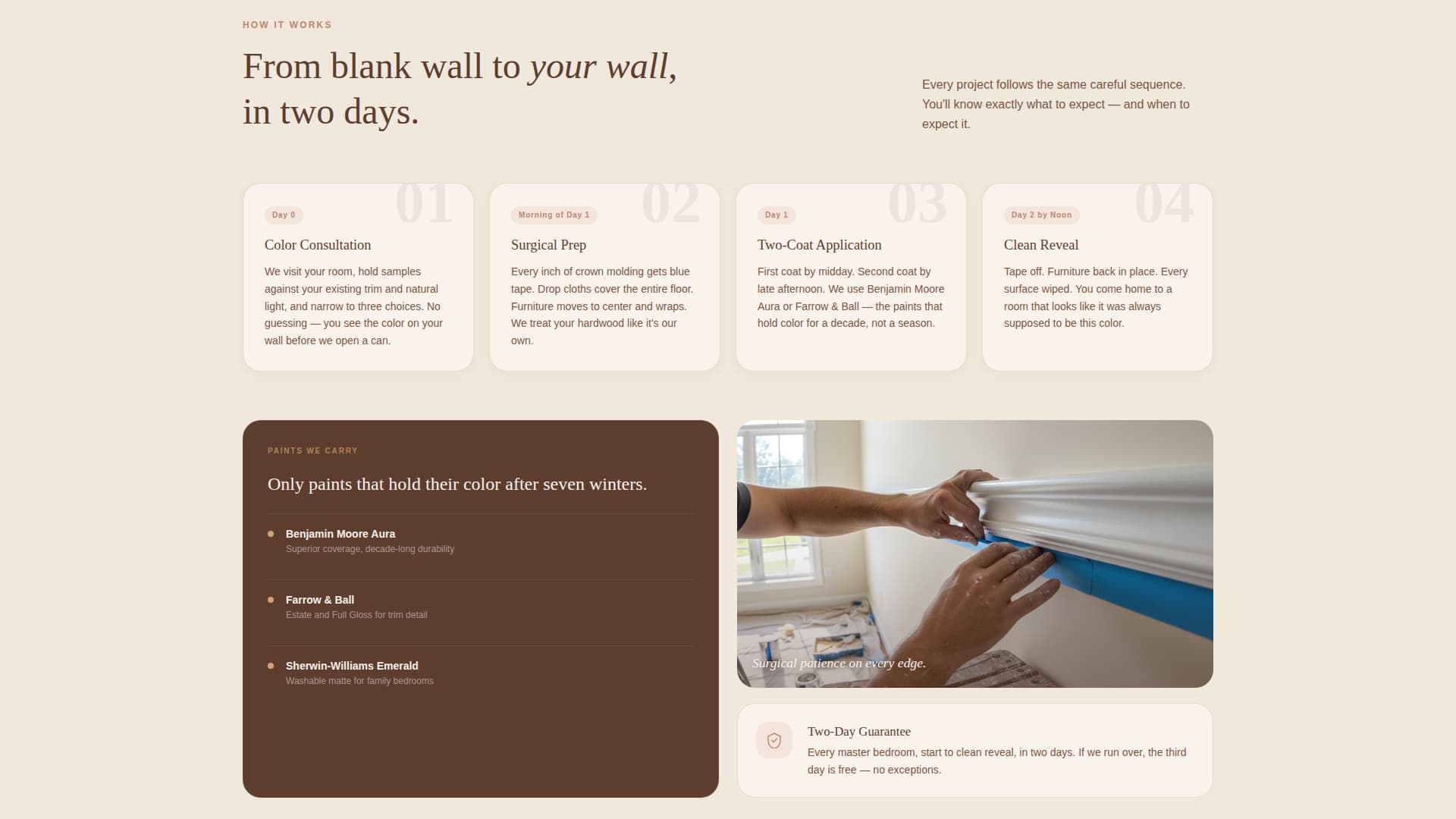 Mesa - Serene Bedroom Landing Page Template
