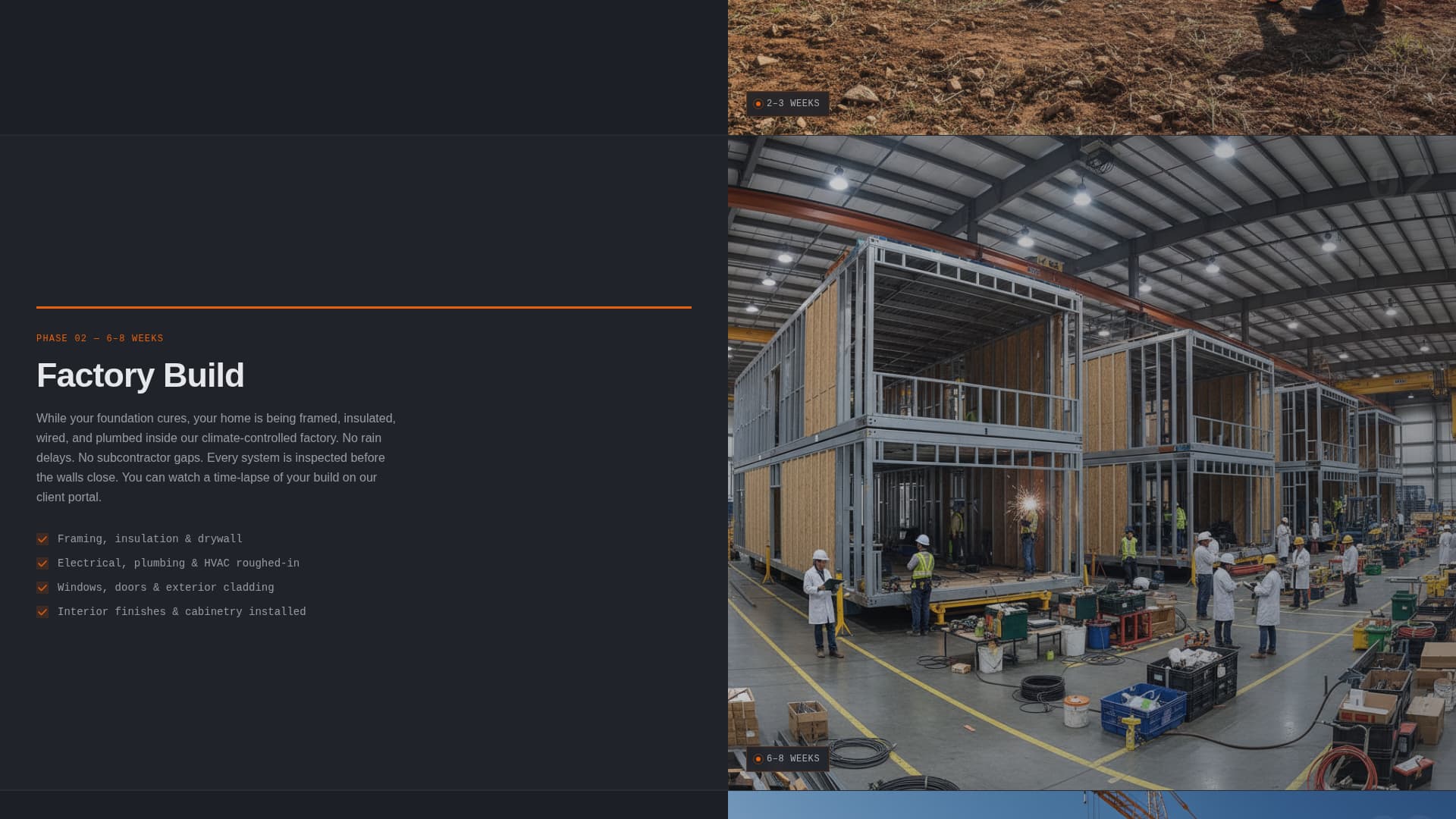 Residential Construction Booking Website Template