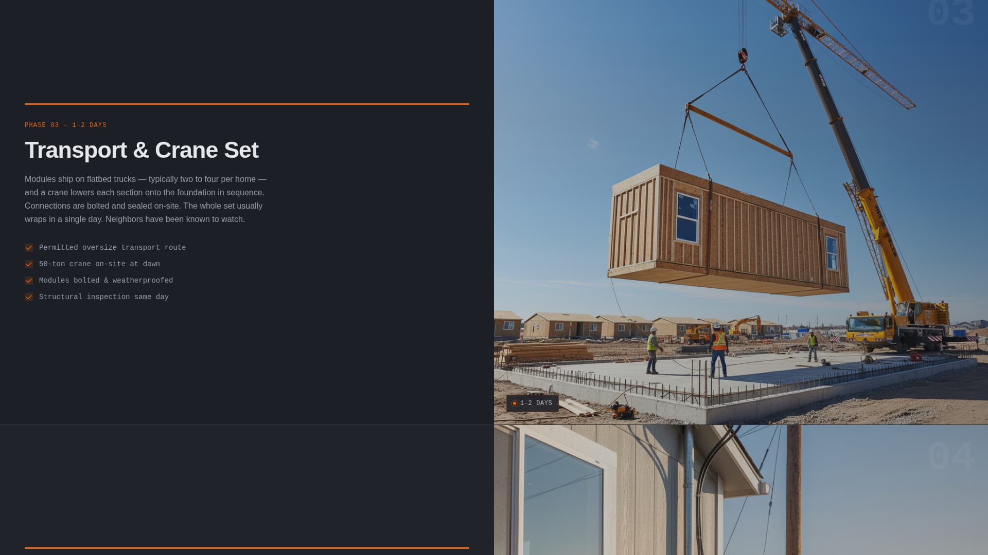 Residential Construction Booking Website Template