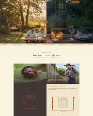 Mosquito & Tick Control Service Website Template