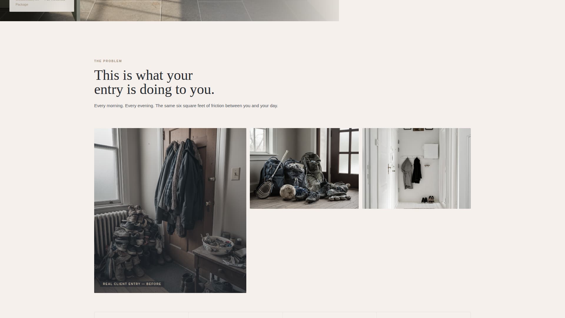 Portal — Refined Foyer Organization Landing Page Template
