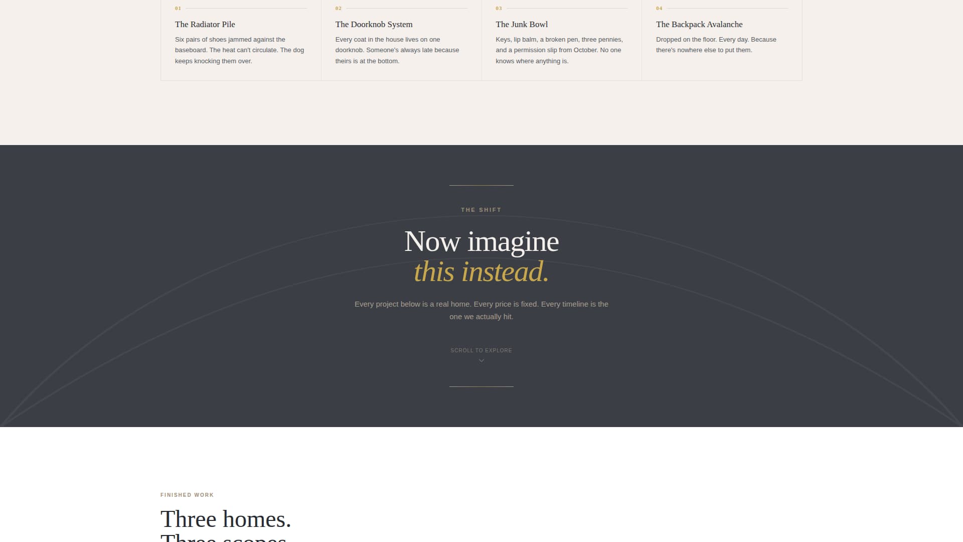 Portal — Refined Foyer Organization Landing Page Template