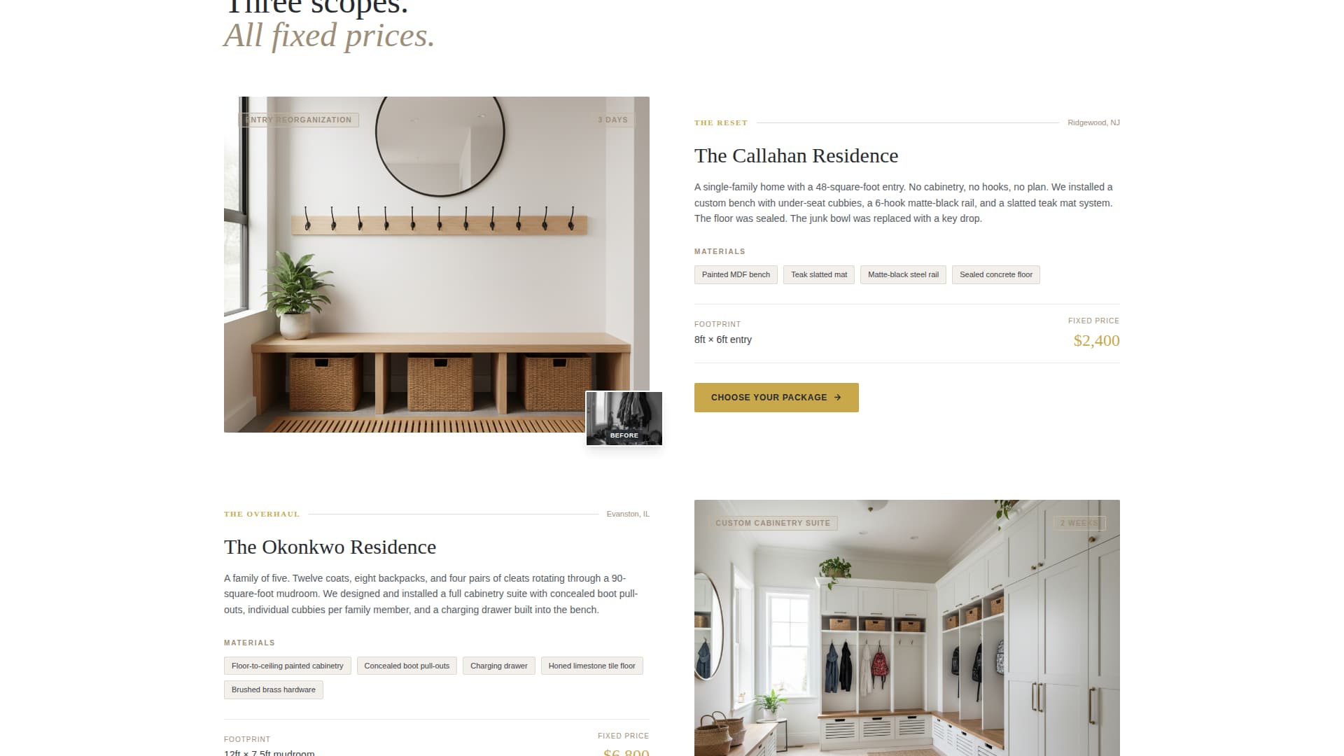 Portal — Refined Foyer Organization Landing Page Template