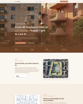 Multi-Family Apartment Construction Specialist Booking Website Template
