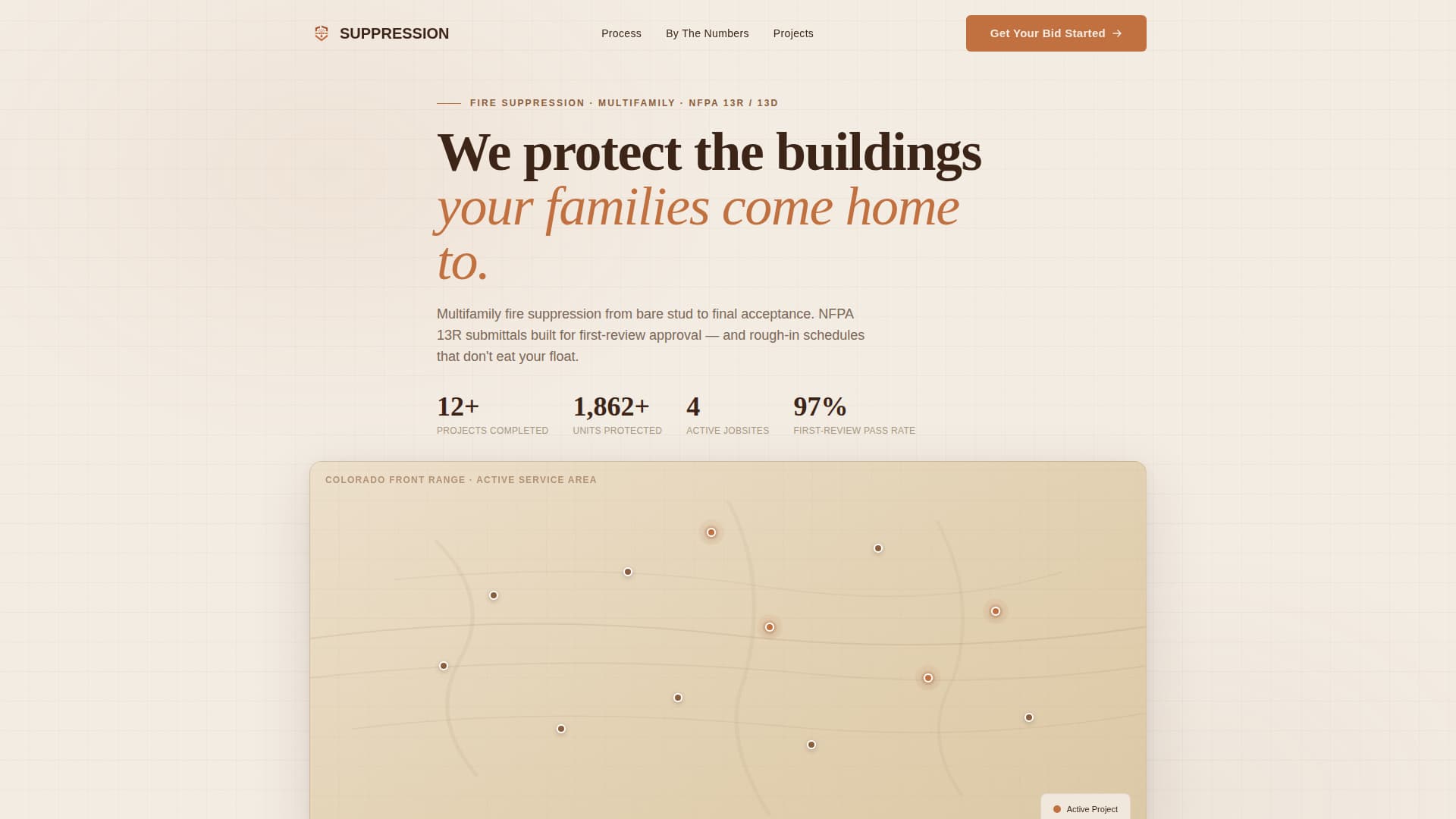 Multi-Family Apartment Construction Advanced Booking Website Template