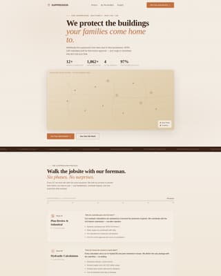 Multi-Family Apartment Construction Advanced Booking Website Template