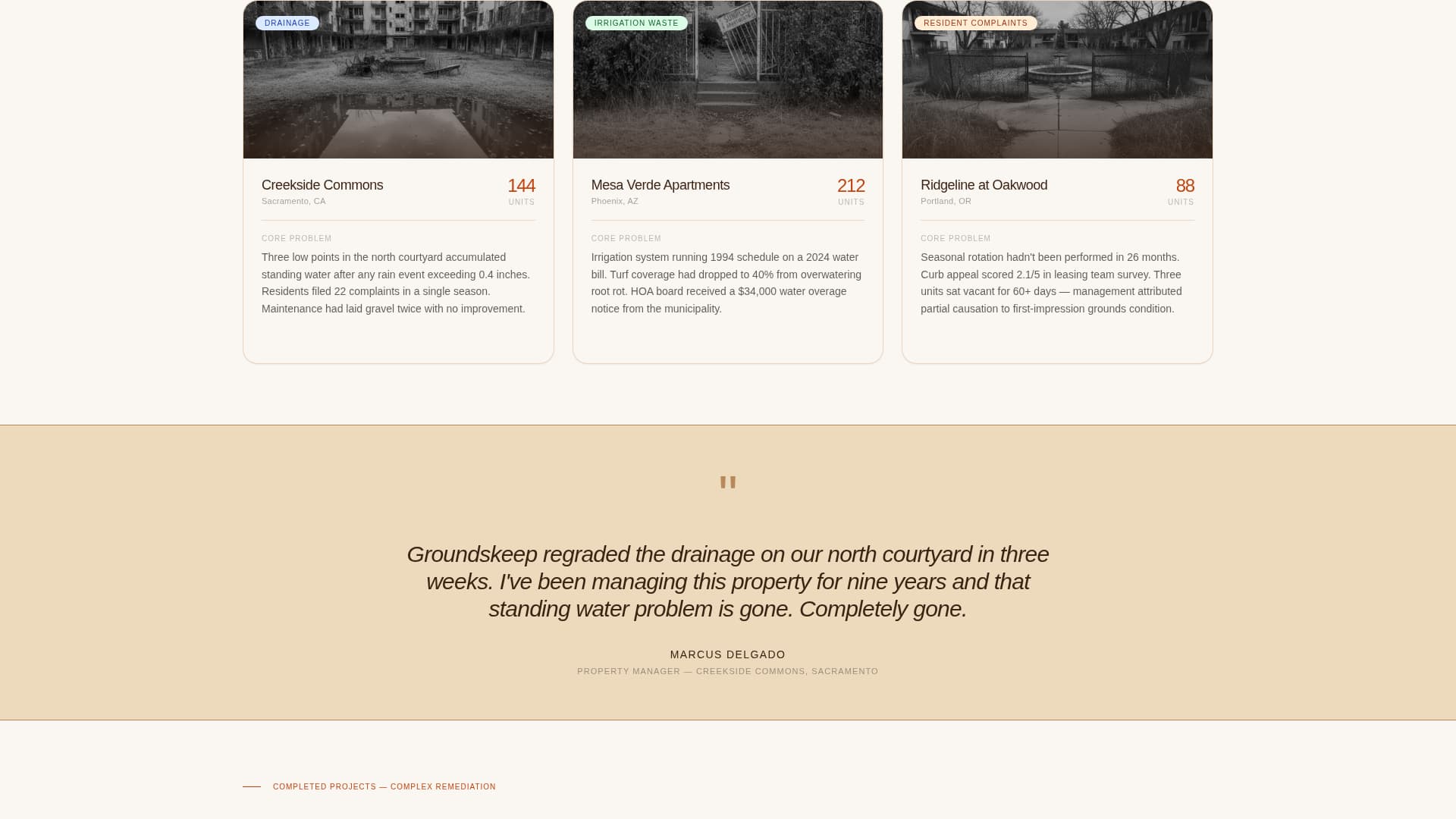 Multi-Family Apartment Construction Portfolio Website Template