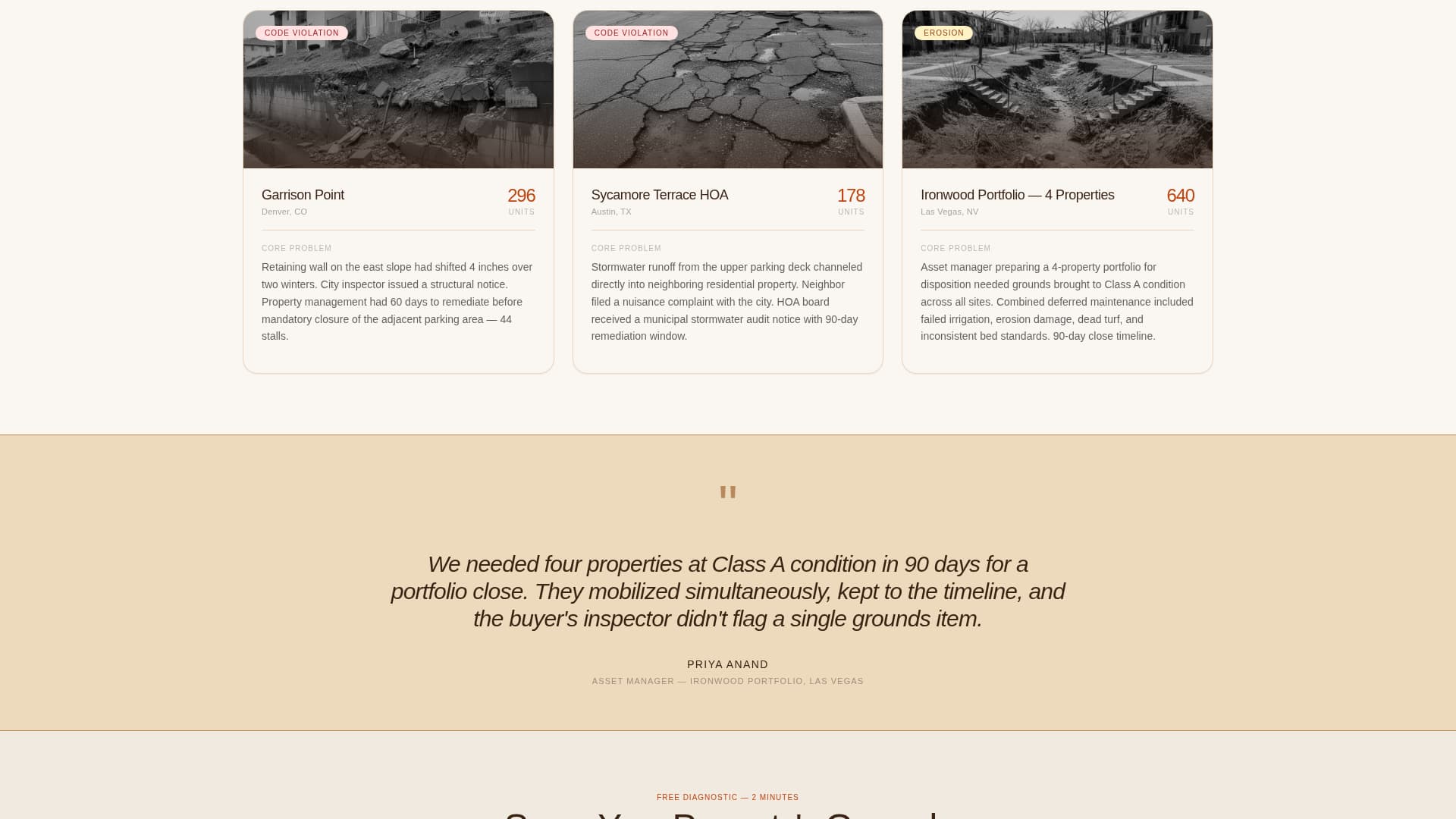 Multi-Family Apartment Construction Portfolio Website Template