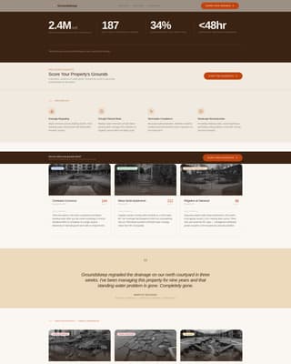 Multi-Family Apartment Construction Portfolio Website Template
