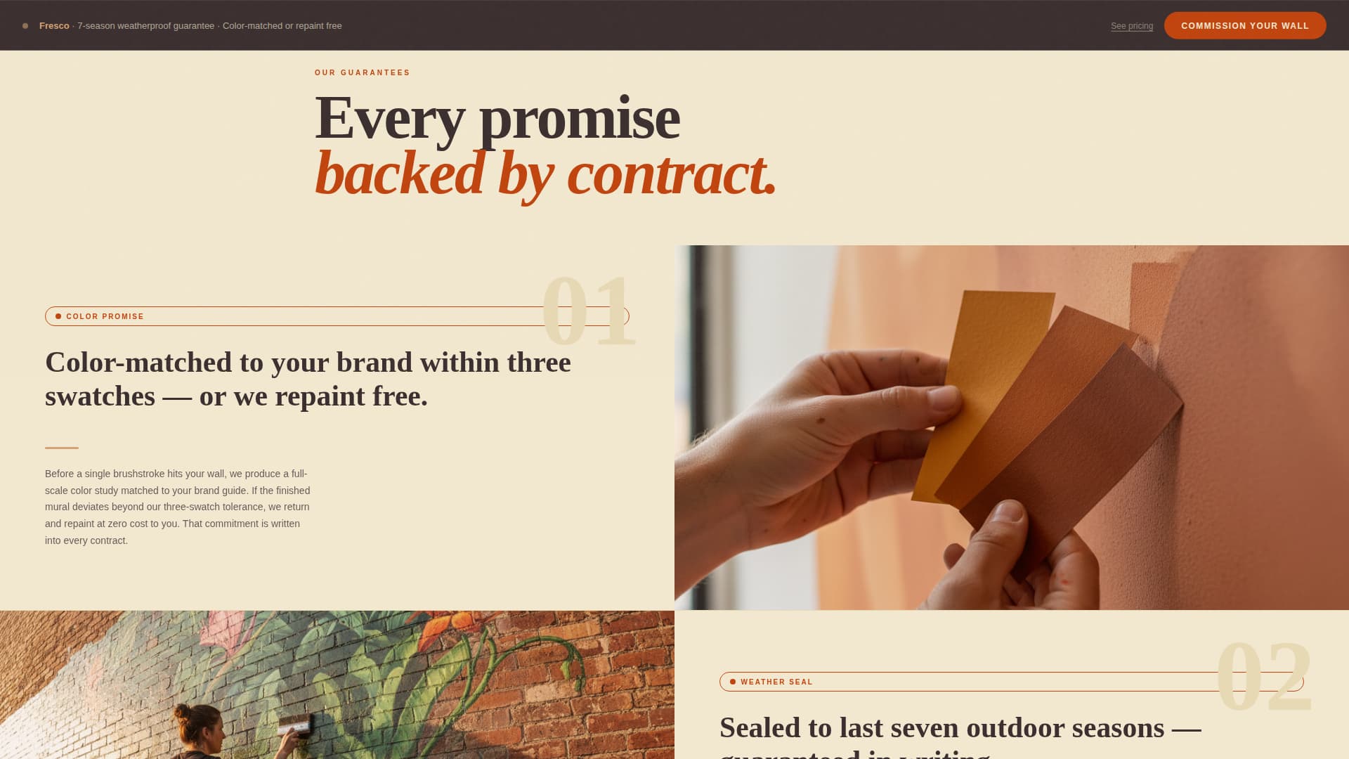 Painting & Wallpaper Pricing Website Template