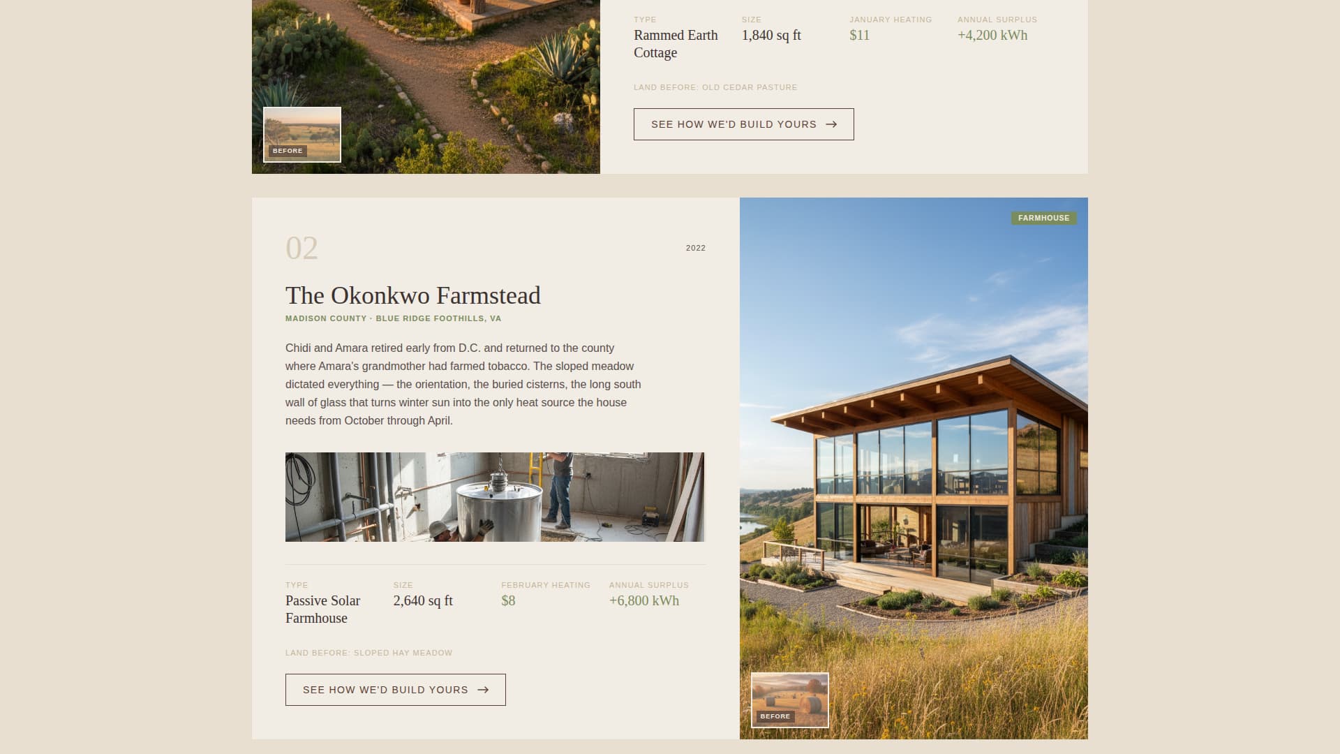 Homestead - Sustainable Netzero Landing Page Template
