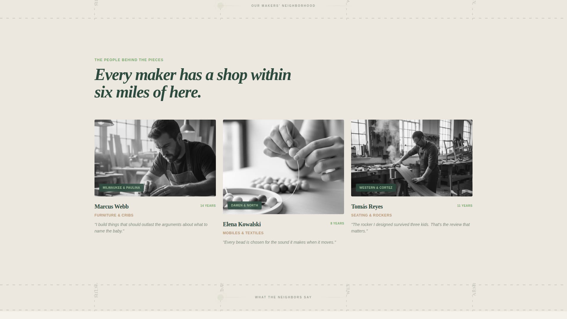 Nursery Renovation Specialist Booking Website Template