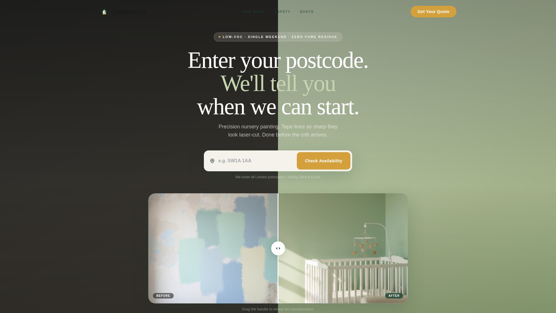 Nursery Renovation Advanced Professional Website Template