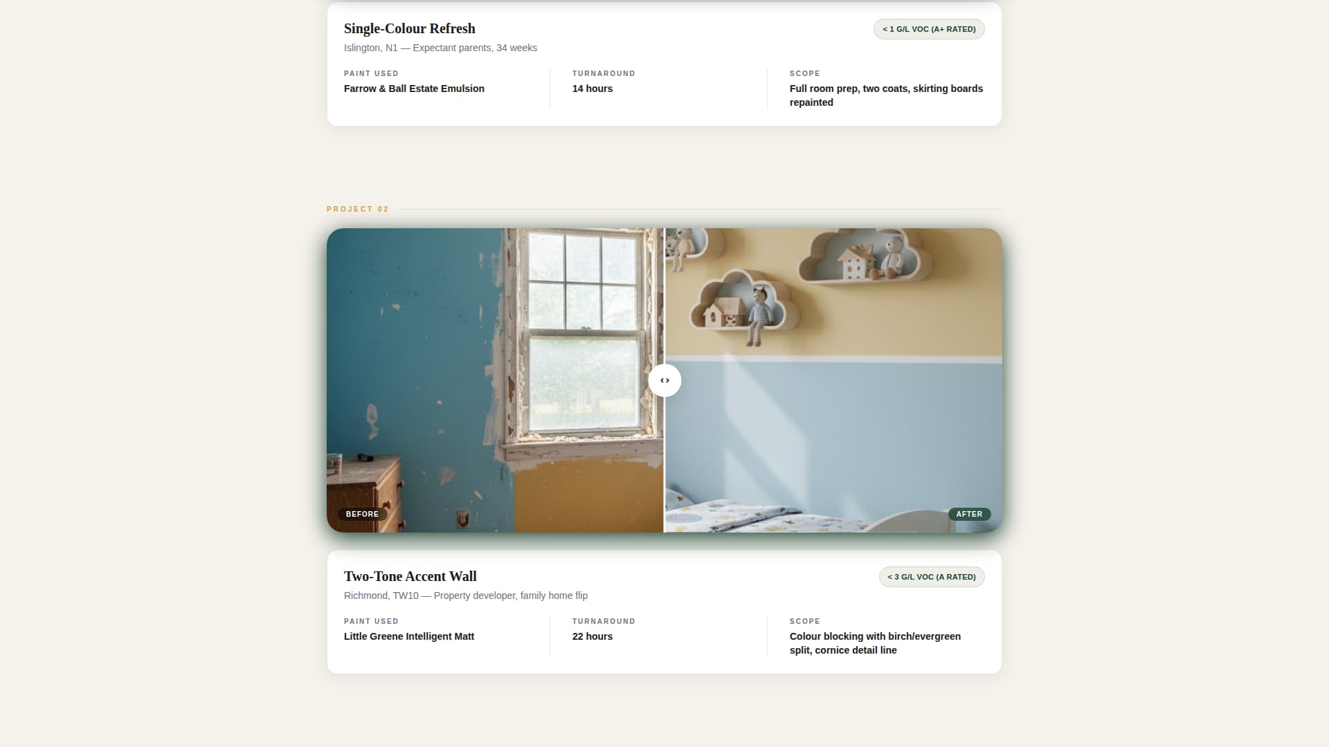 Nursery Renovation Advanced Professional Website Template