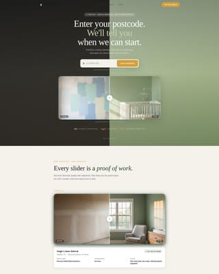 Nursery Renovation Advanced Professional Website Template