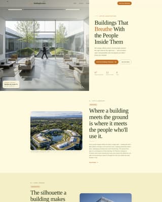 Office Building Construction Professional Website Template