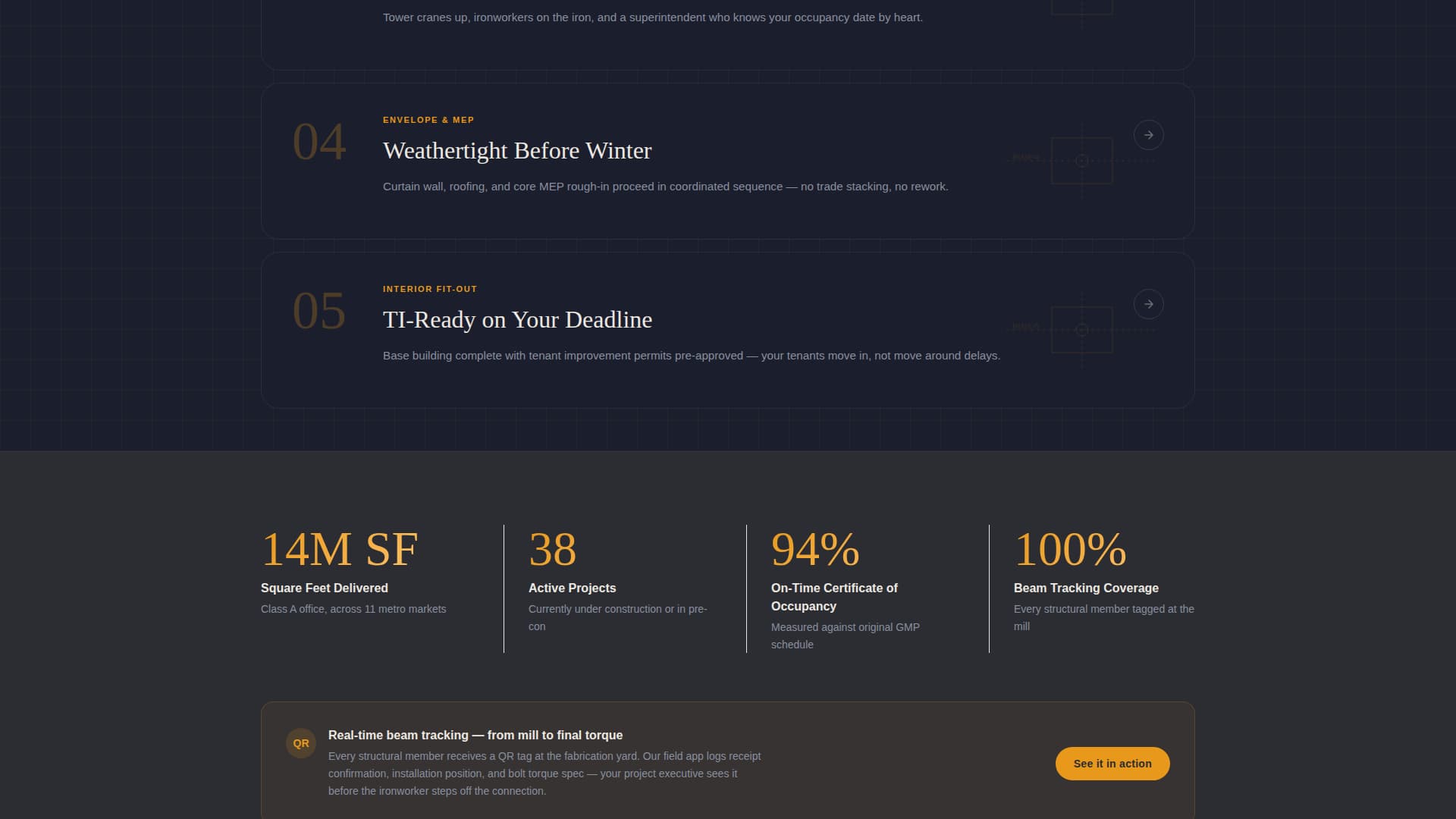 Commercial Construction Professional Website Template