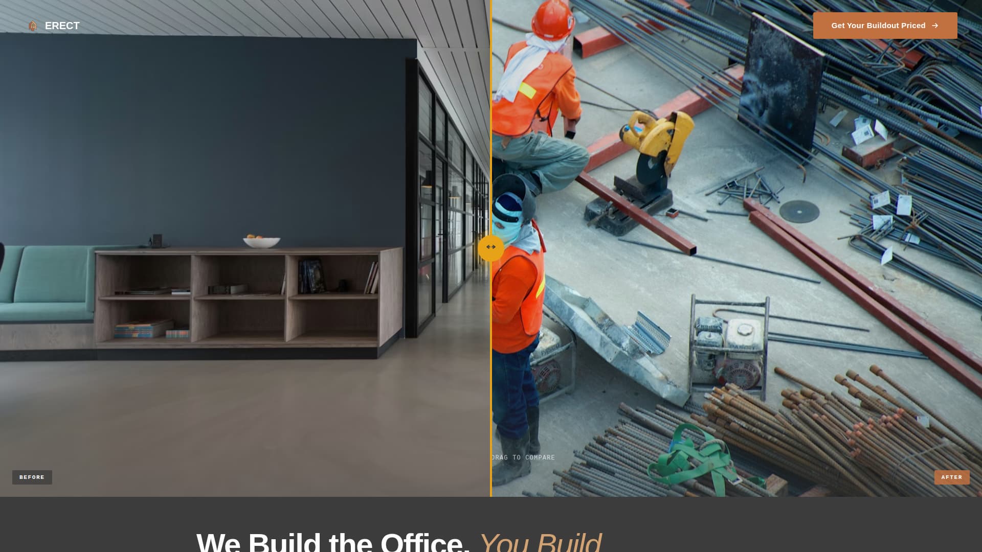 Office Building Construction Pricing Website Template
