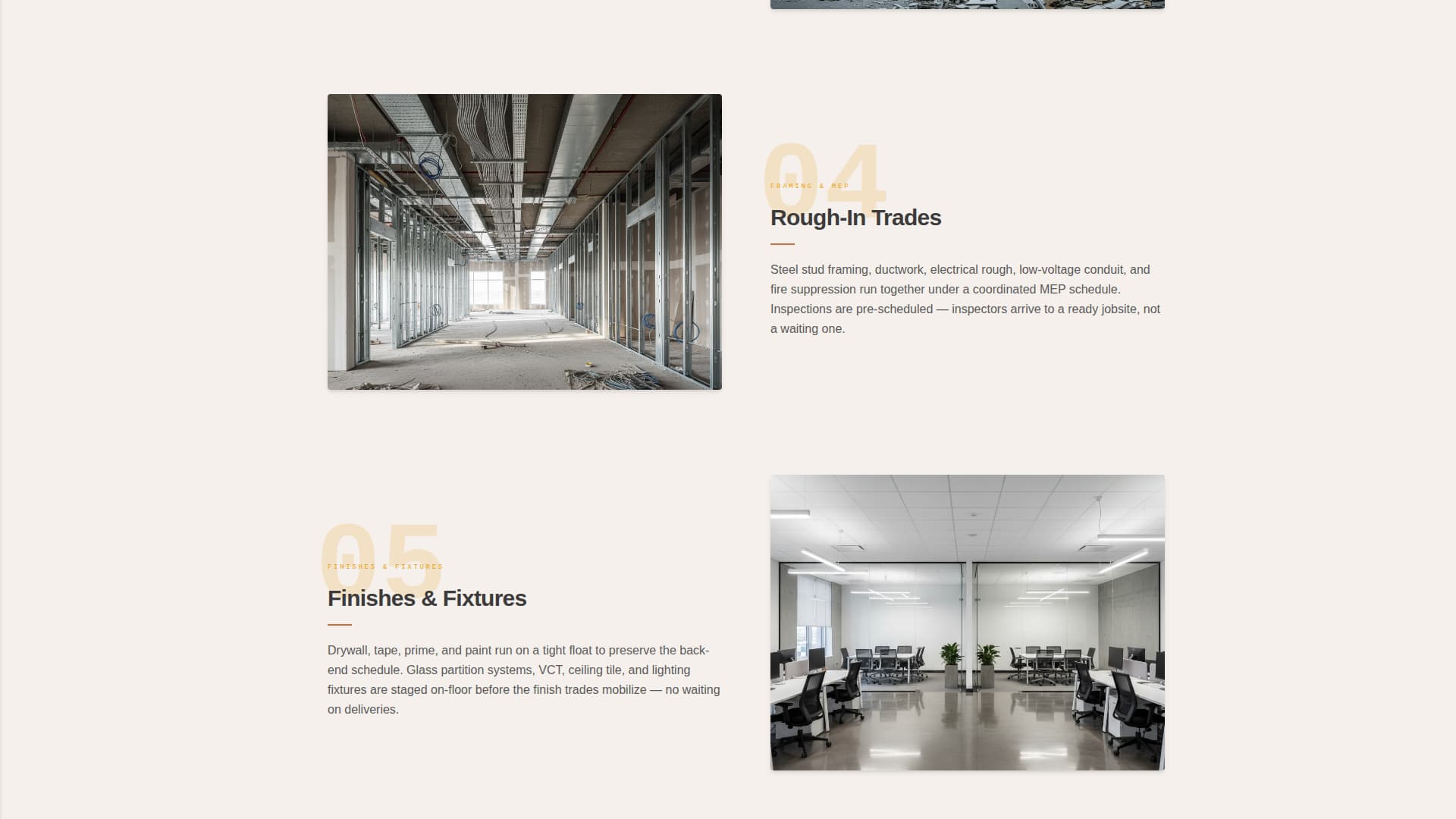 Office Building Construction Pricing Website Template