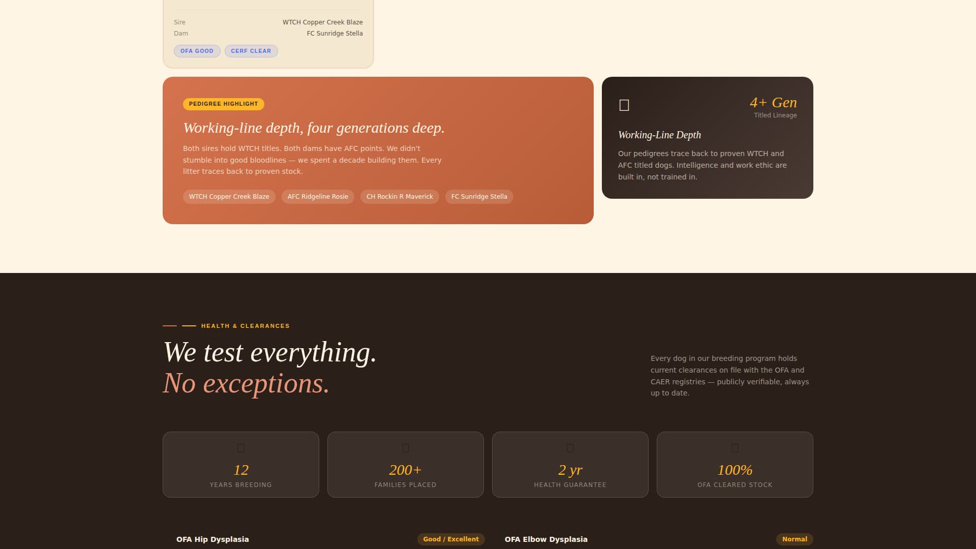Aussie - Trusted Shepherd Landing Page Template