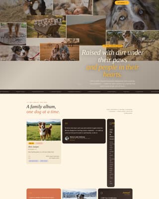 Aussie - Trusted Shepherd Landing Page Template