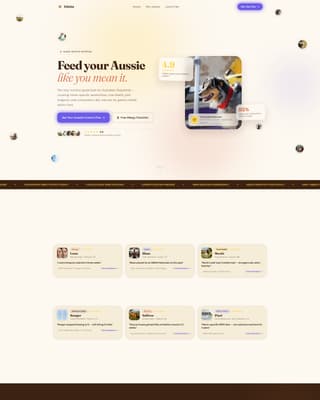Australian - Premium Shepherd Landing Page Template