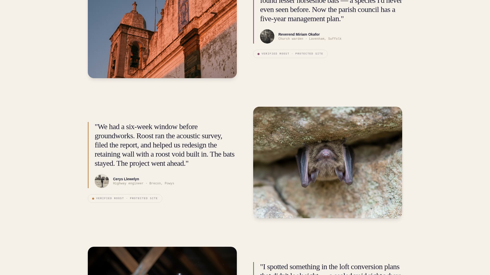 Roost - Trusted Conservation Landing Page Template