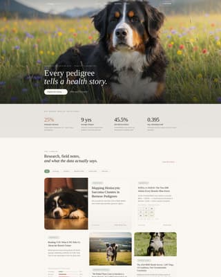 Dog Directory Website Template