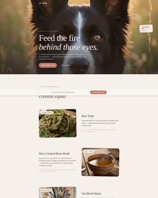 Dog Online Professional Website Template