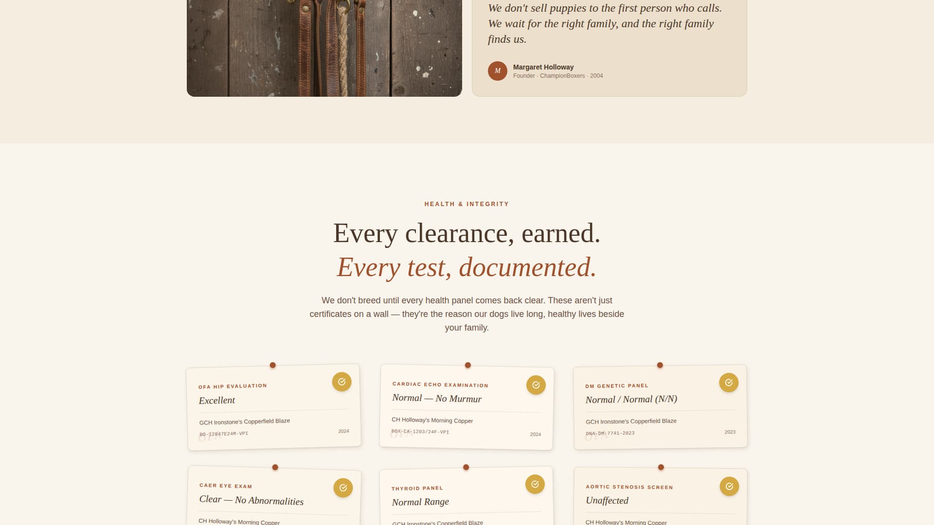 Dog Professional Website Template