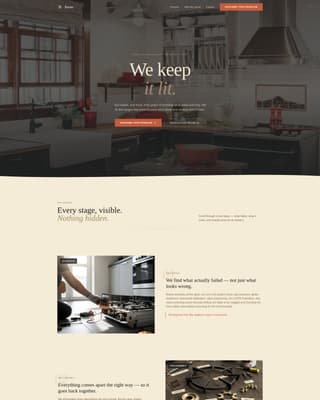 Appliance Repair & Professional Website Template