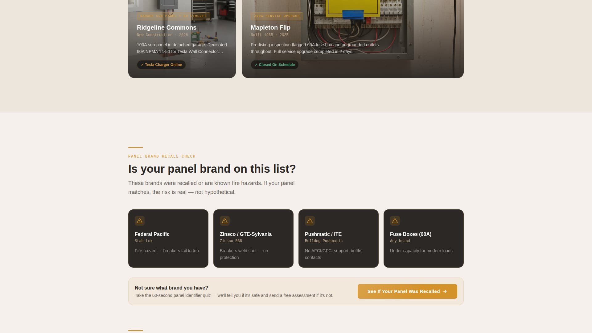 Breaker - Trusted Electrical Landing Page Template