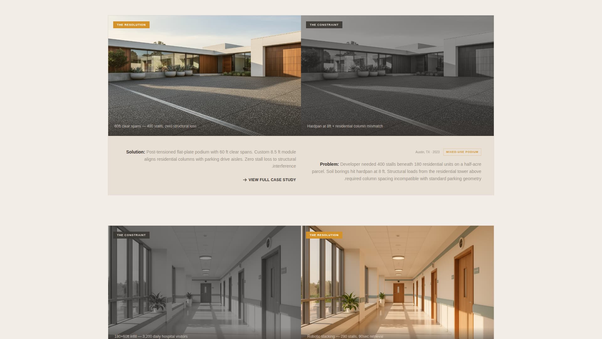 Parking Structure Construction Professional Website Template