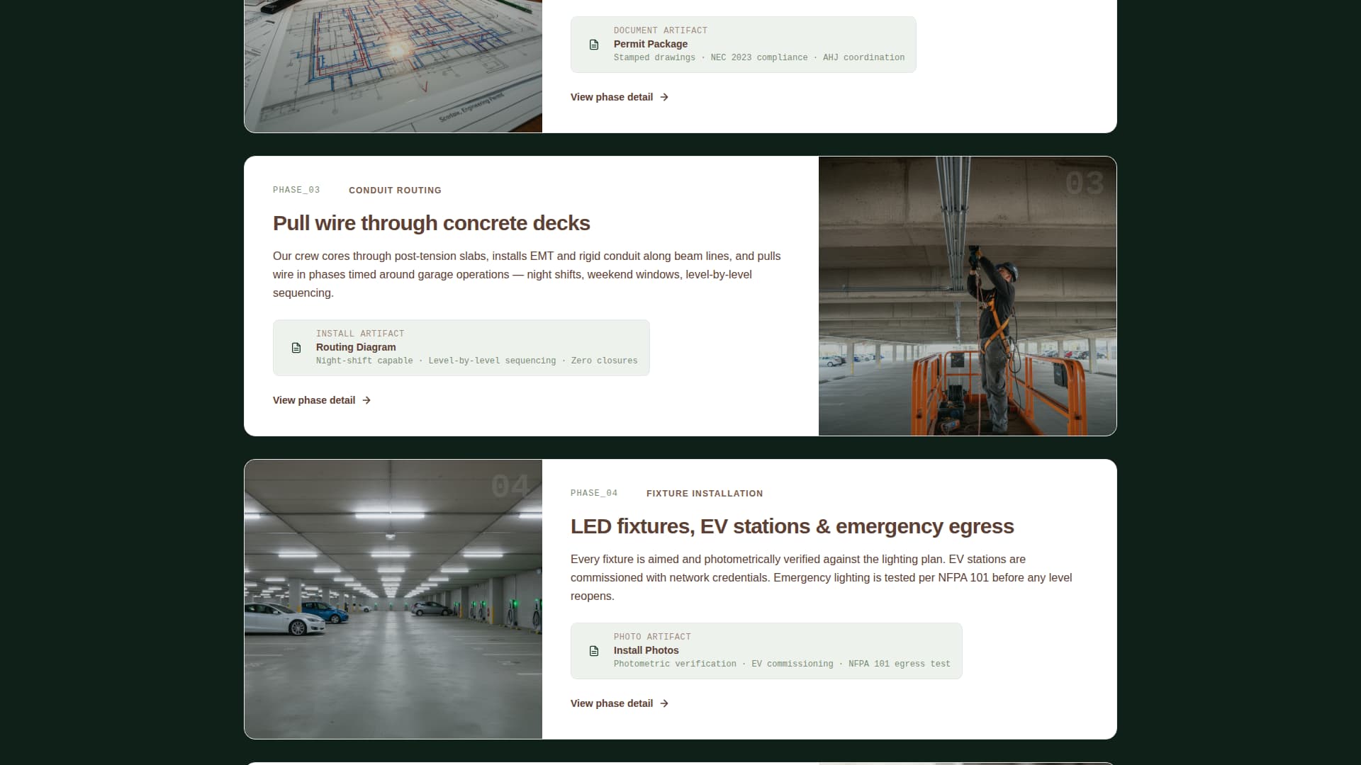 Wire — Certified Electrical Contractor Landing Page Template