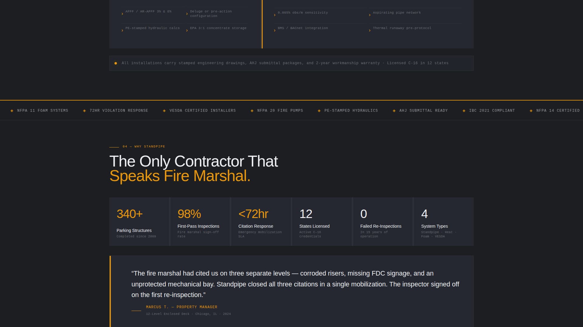 Parking Structure Construction Privacy Policy Website Template