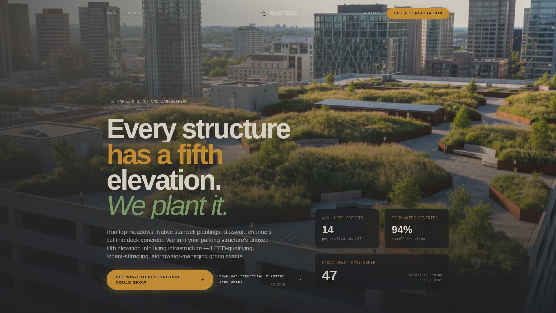 Parking Structure Construction Specialist Professional Website Template