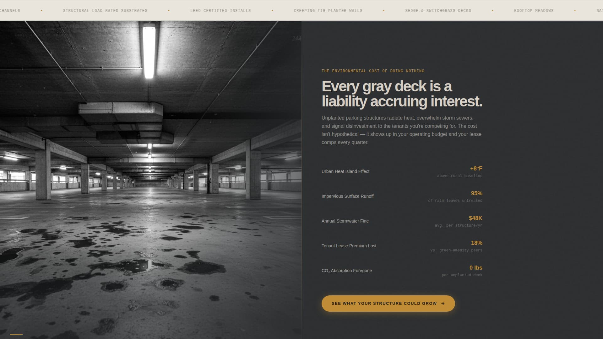 Parking Structure Construction Specialist Professional Website Template