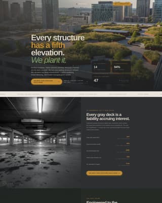 Parking Structure Construction Specialist Professional Website Template