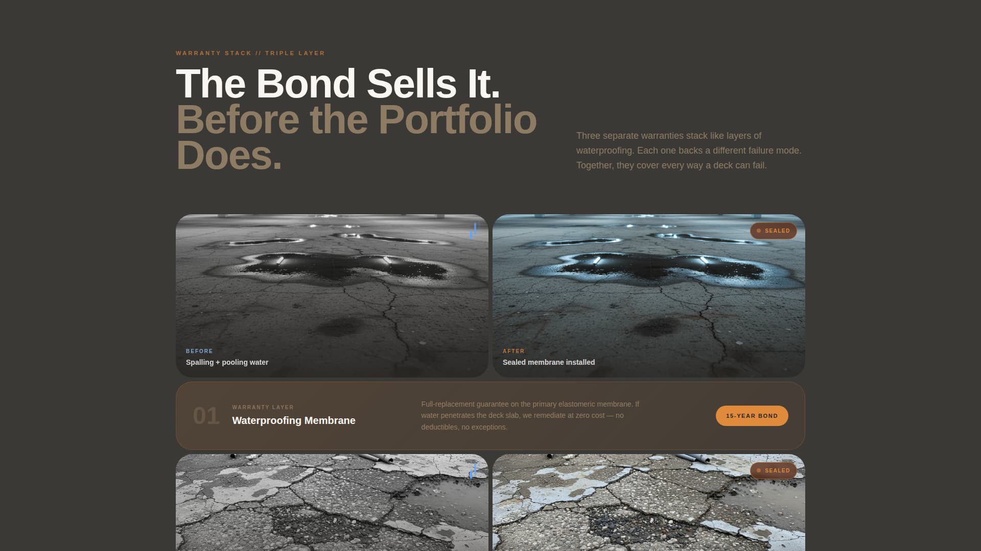 Parking Structure Construction Booking Website Template
