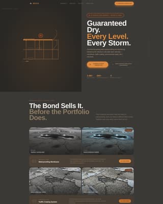 Parking Structure Construction Booking Website Template