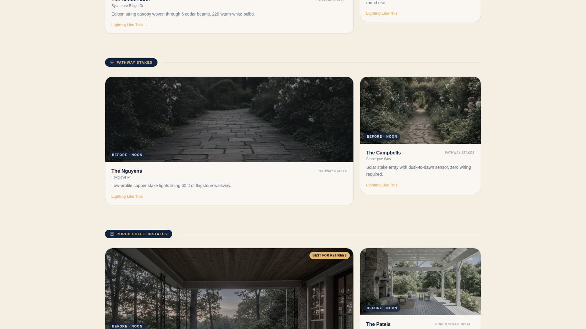 Patio & Deck Renovation Booking Website Template