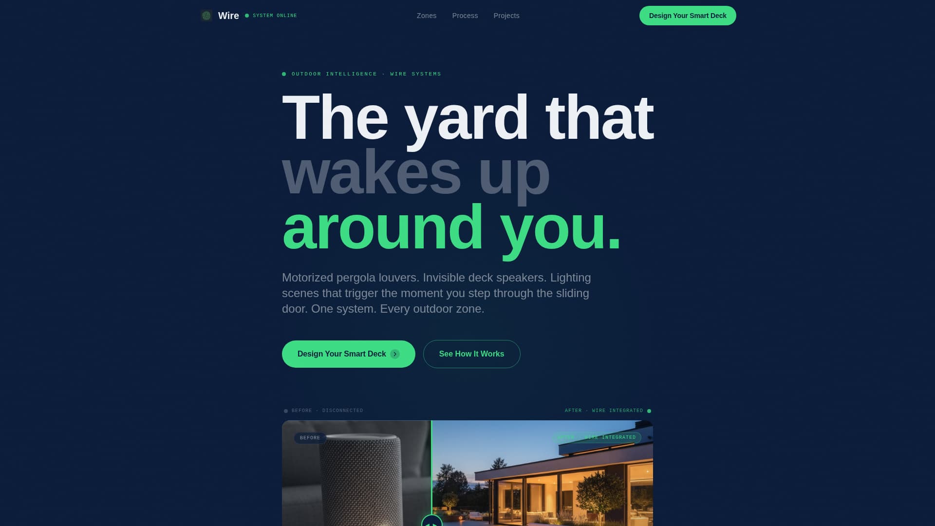 Patio & Deck Renovation Professional Website Template