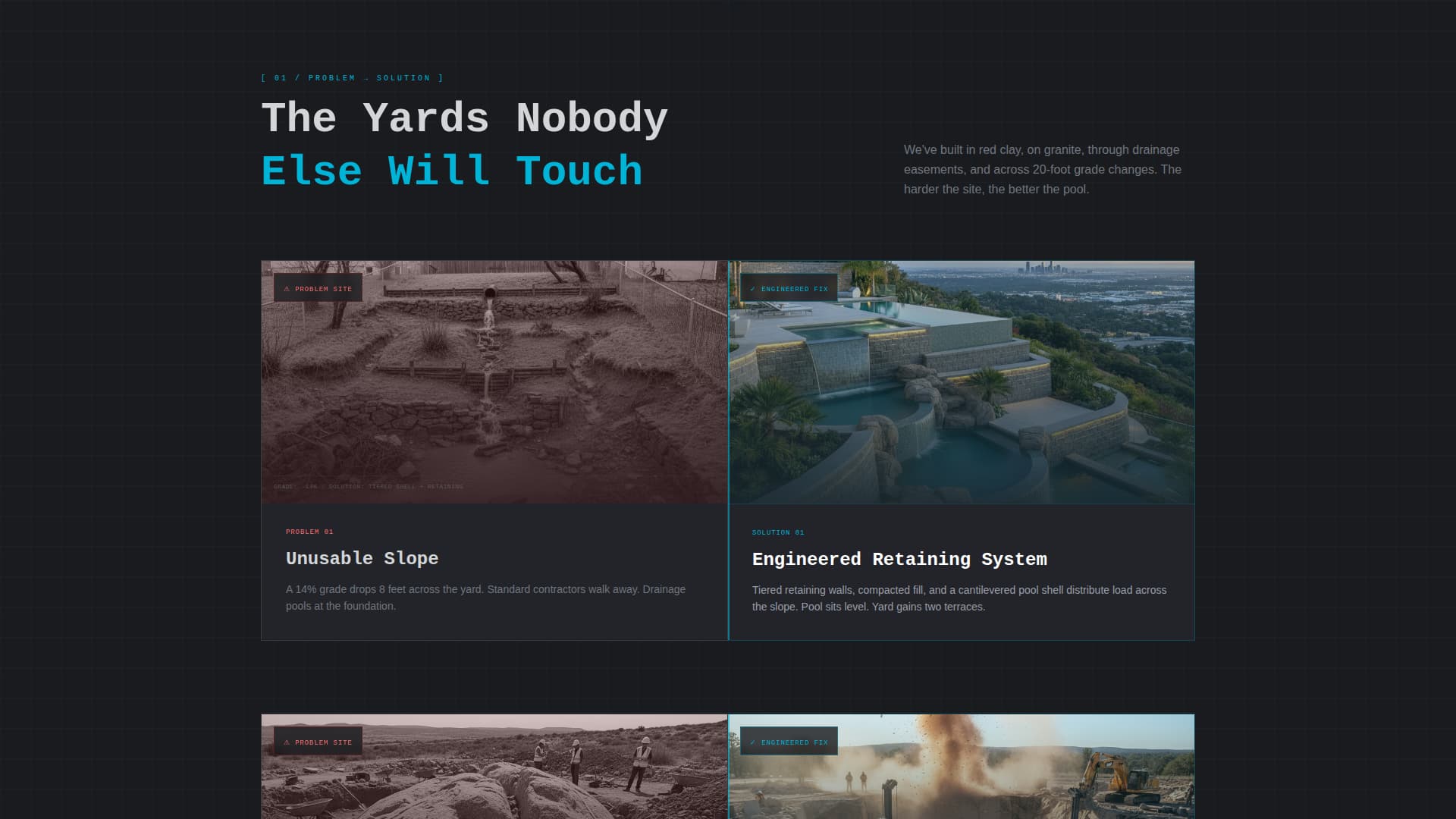Pool & Spa Professional Website Template