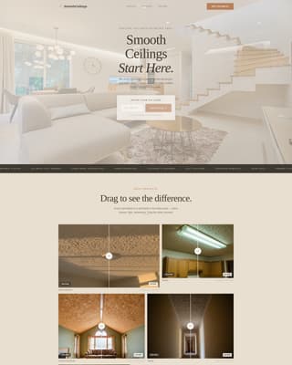 Drywall & Plastering Specialist Professional Website Template