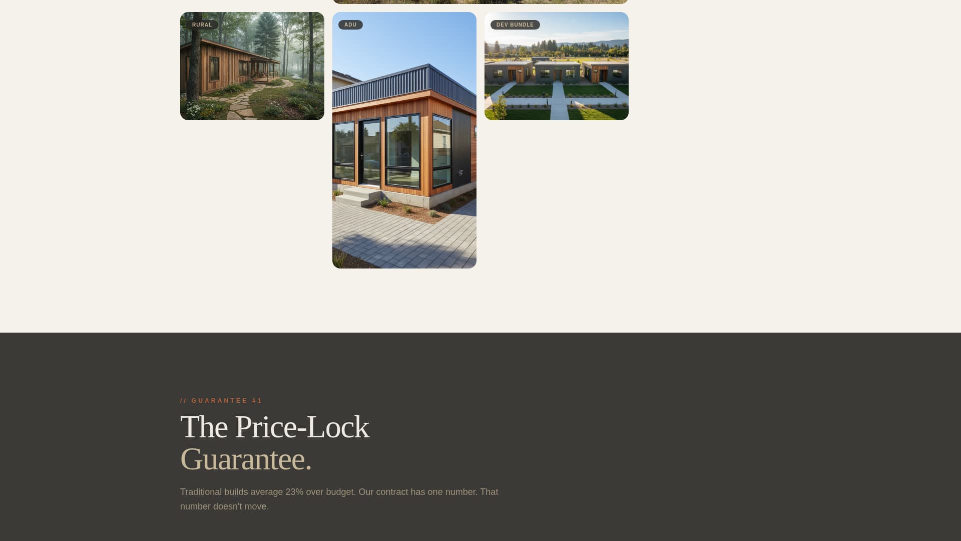 Residential Construction Pricing Website Template