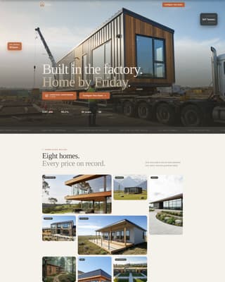 Residential Construction Pricing Website Template