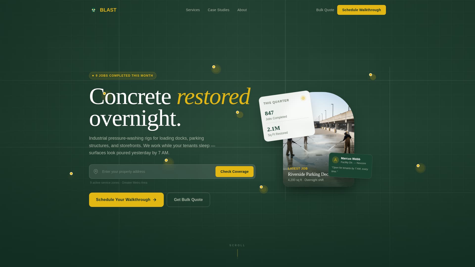 Torque — Supreme Exterior Washing Landing Page Template