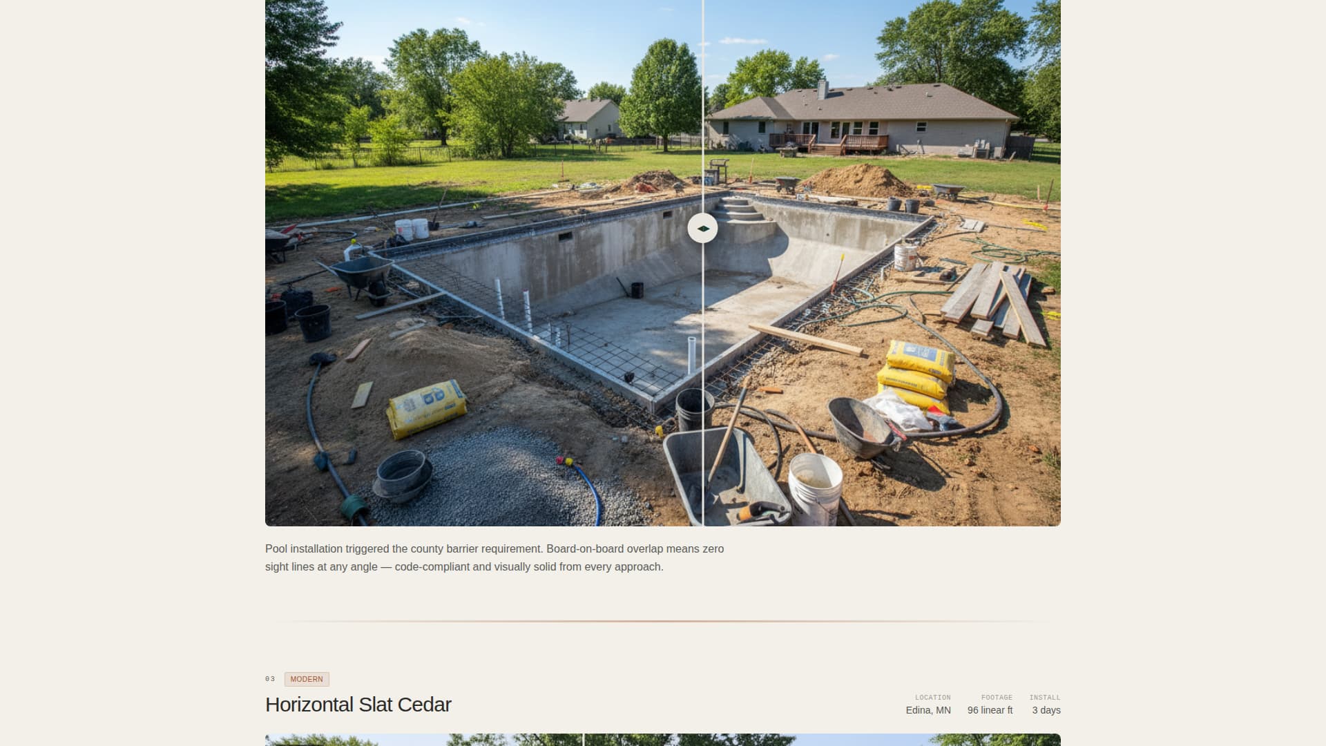 Fencing & Gate Installation Booking Website Template